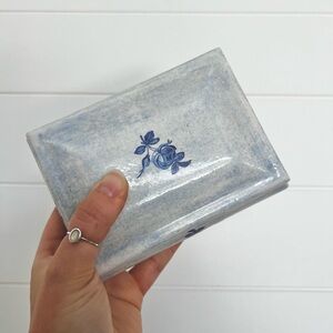 Baby blue trinket box